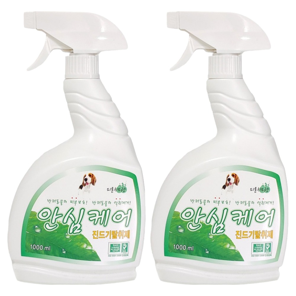 인터펫코리아 반려견 안심케어 진드기 제거용 탈취제
