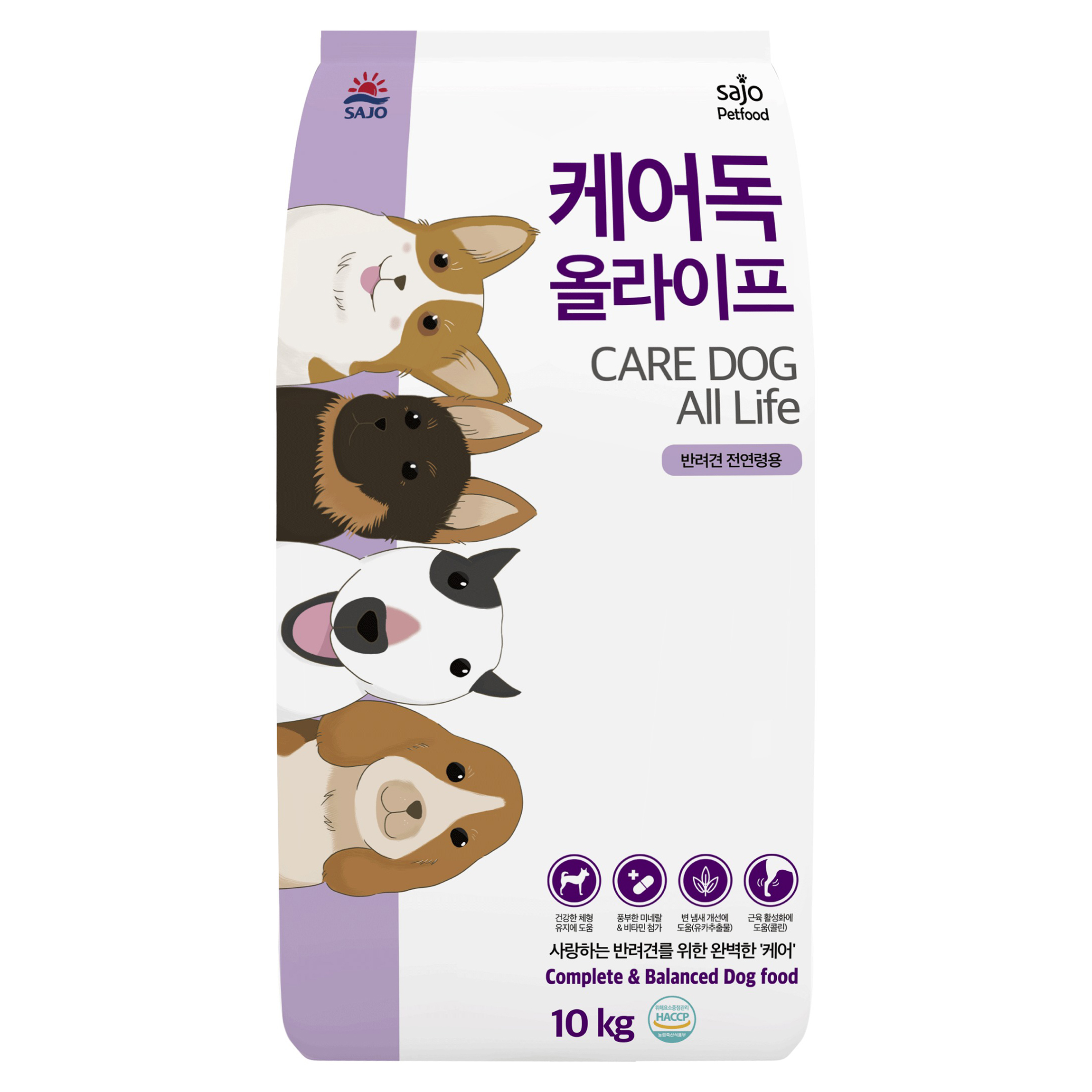 사조동아원 전연령용 케어독 올라이프 건식사료