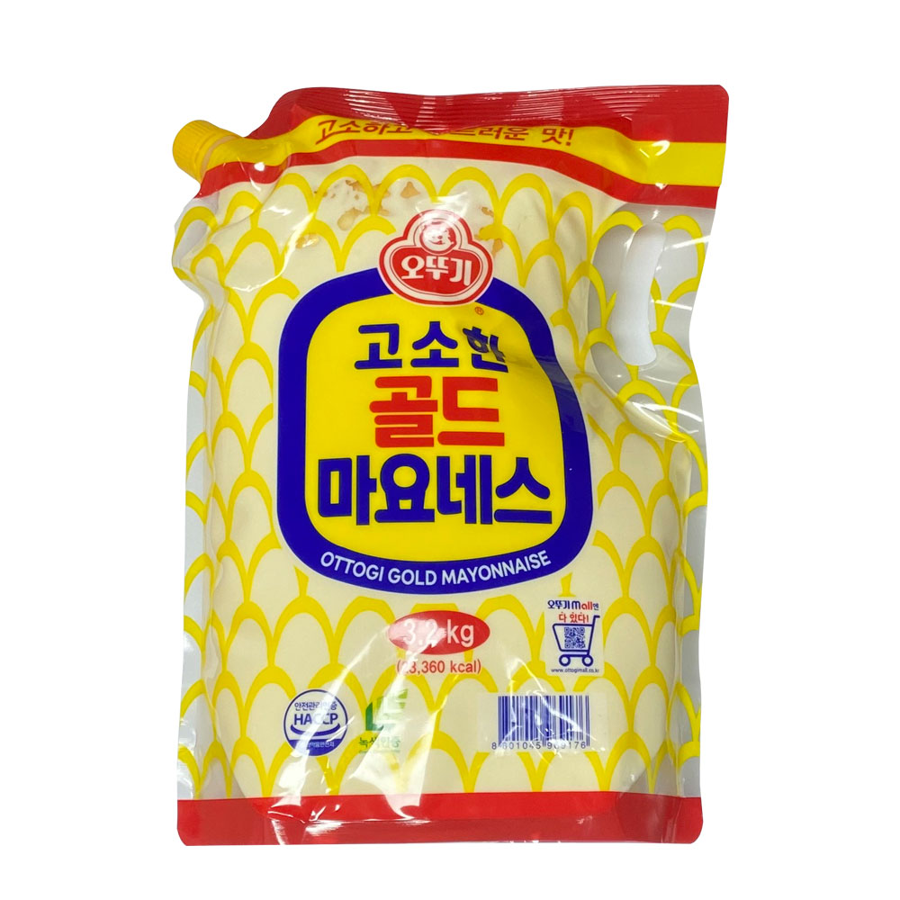 오뚜기 고소한 골드 마요네즈3.2kg 업소용 대용량