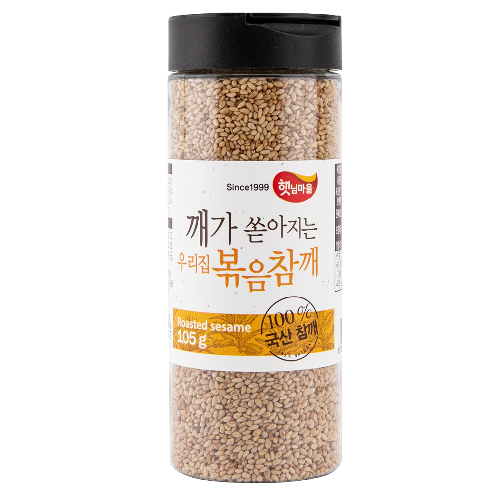 햇님마을 국산 100% 깨가 쏟아지는 우리집 볶음참깨