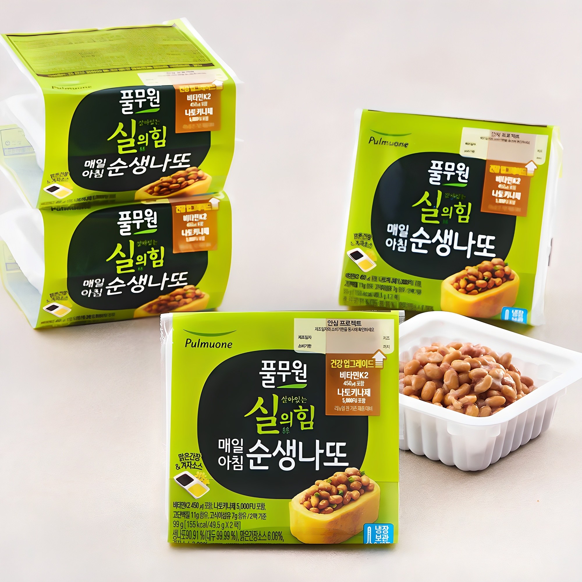 풀무원 실의 힘 매일아침 순생나또