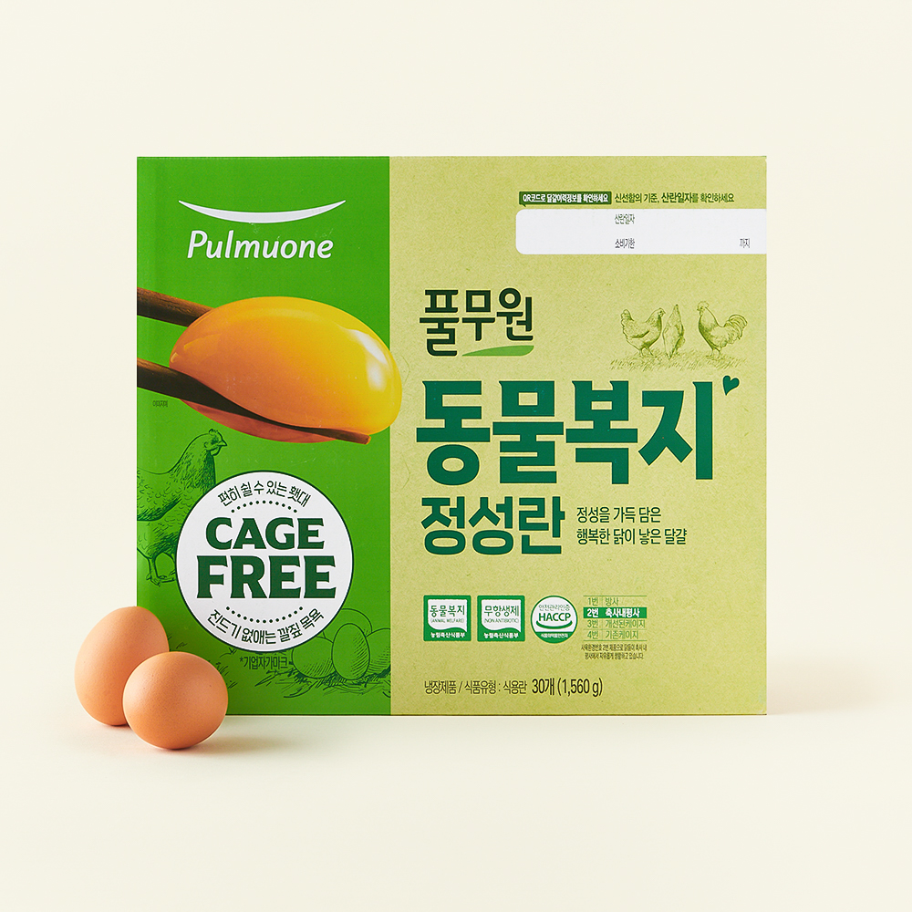 [로켓프레시] 풀무원 동물복지 인증 정성란 1.56kg