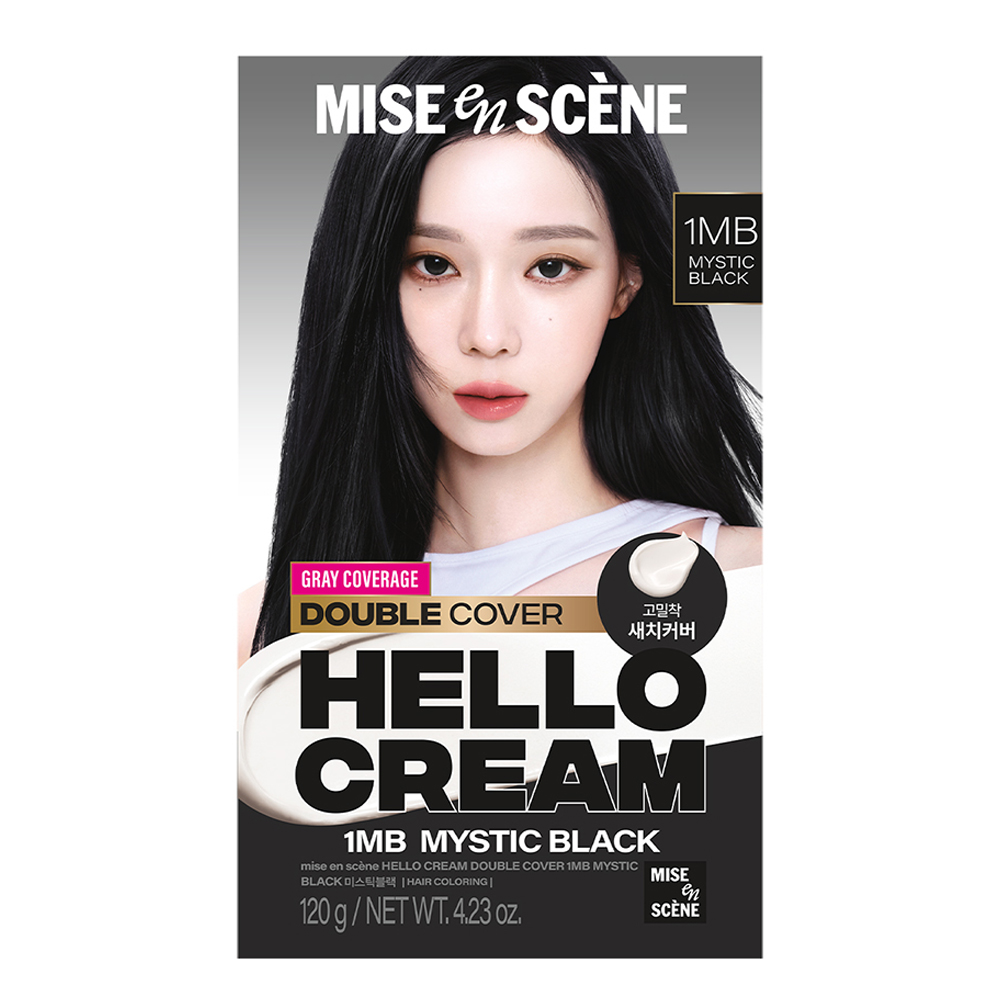 미쟝센 헬로크림 더블커버 새치 염색제