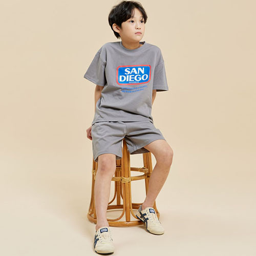 바브키즈 아동용 통기성 샌디에고 상하의 세트