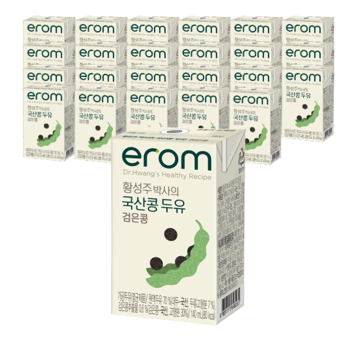 이롬 황성주 박사의 국산콩 두유 검은콩