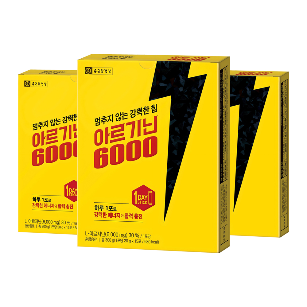종근당건강 아르기닌 6000 15p