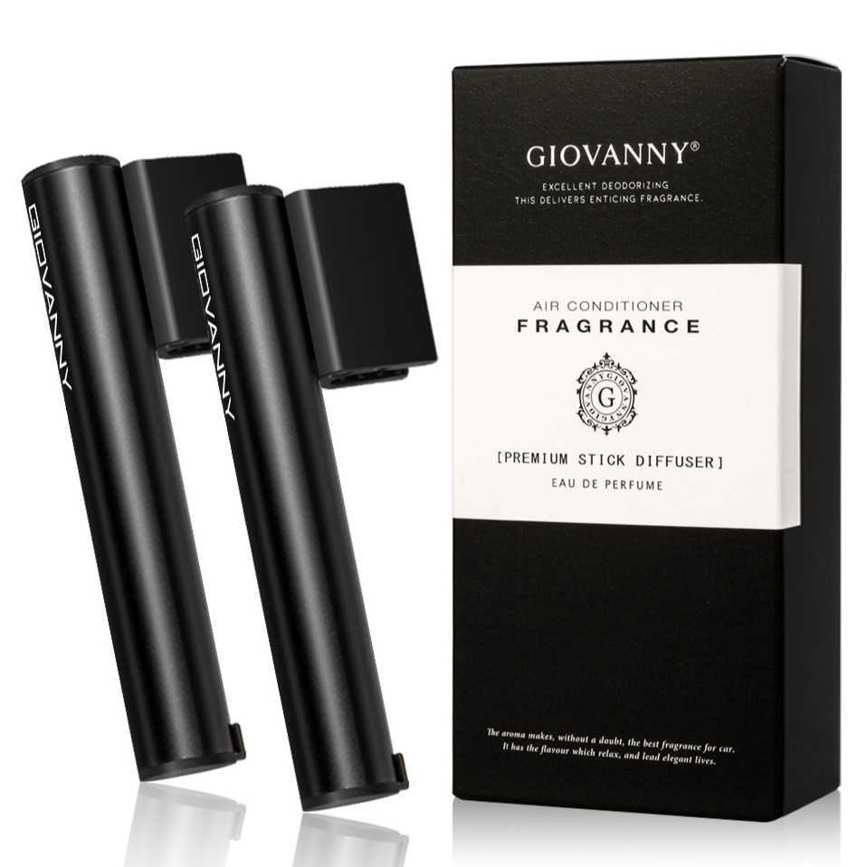 GIOVANNY 파워스틱 차량용 방향제 케이스 2p + 리필 5g 4p